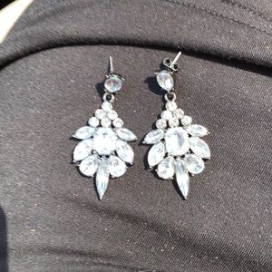 Diamond Dangle Earrings
